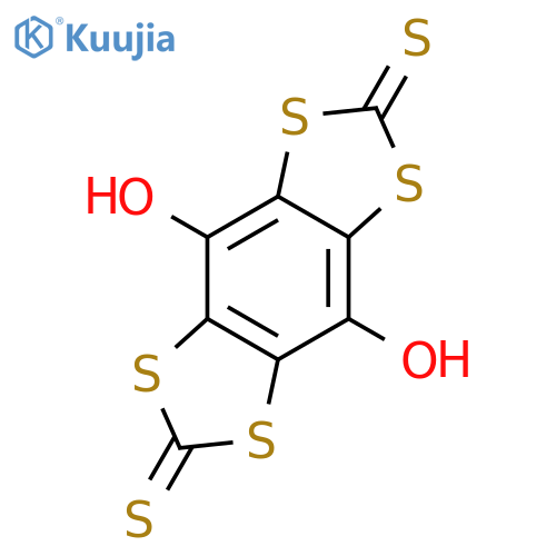 Benzo[1,2-d:4,5-d']bis[1,3]dithiole-2,6-dithione, 4,8-dihydroxy- structure