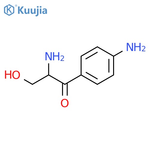 1-Propanone, 2-amino-1-(4-aminophenyl)-3-hydroxy- structure