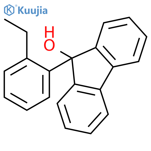 9H-Fluoren-9-ol, 9-(2-ethylphenyl)- structure