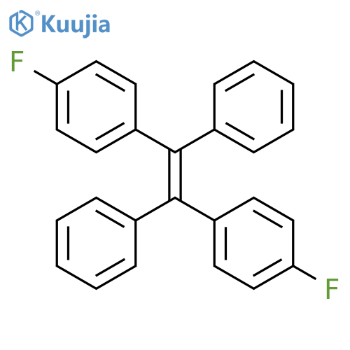 Benzene, 1,1'-(1,2-diphenyl-1,2-ethenediyl)bis[4-fluoro- structure