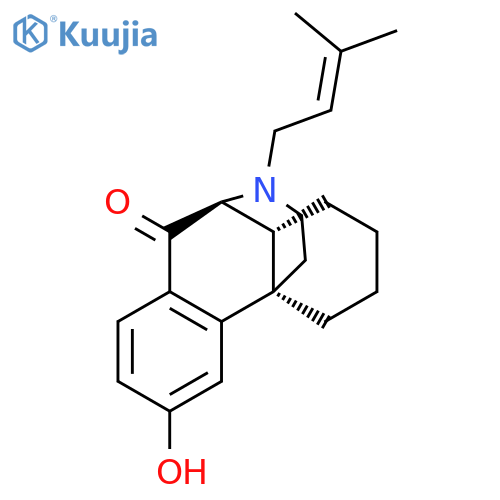 MORPHINAN-10-ONE, 3-HYDROXY-17-(3-METHYL-2-BUTENYL)- structure