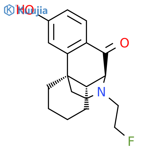 MORPHINAN-10-ONE, 17-(2-FLUOROETHYL)-3-HYDROXY- structure
