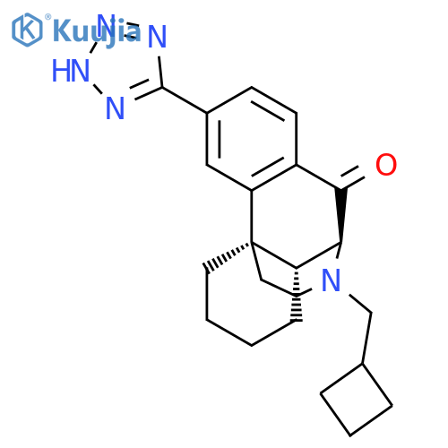 MORPHINAN-10-ONE, 17-(CYCLOBUTYLMETHYL)-3-(1H-TETRAZOL-5-YL)- structure