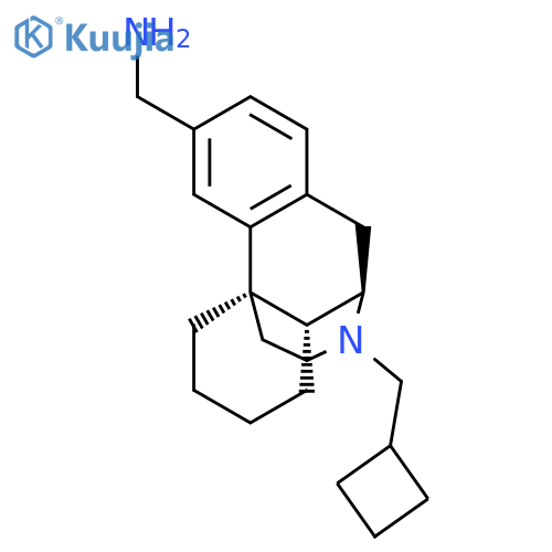 Morphinan-3-methanamine, 17-(cyclobutylmethyl)- structure