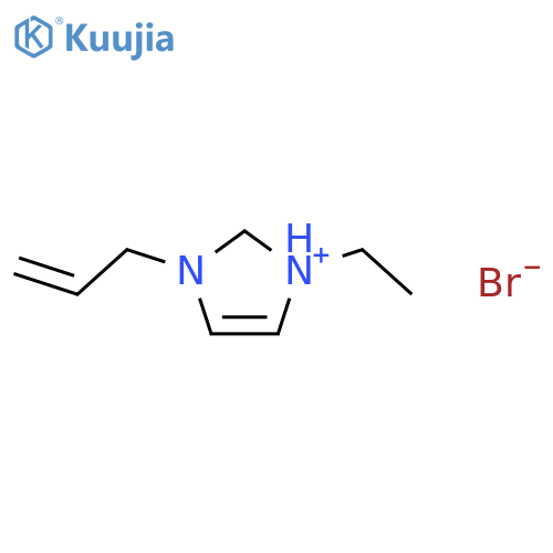 1H-Imidazolium, 1-ethyl-3-(2-propenyl)-, bromide structure