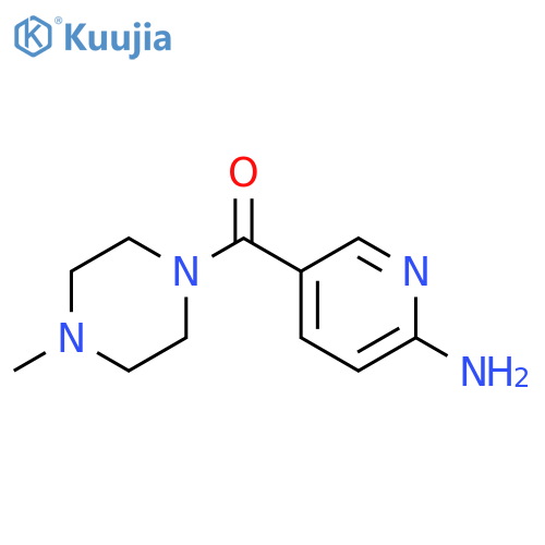 Piperazine, 1-[(6-amino-3-pyridinyl)carbonyl]-4-methyl- structure