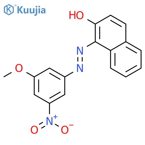 2-Naphthalenol, 1-[(3-methoxy-5-nitrophenyl)azo]- structure
