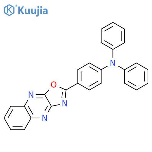 Benzenamine, 4-oxazolo[4,5-b]quinoxalin-2-yl-N,N-diphenyl- structure