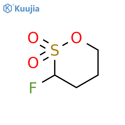 1,2-Oxathiane, fluoro-, 2,2-dioxide structure