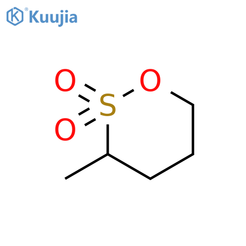 1,2-Oxathiane, methyl-, 2,2-dioxide structure