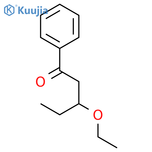 1-Pentanone, 3-ethoxy-1-phenyl- structure