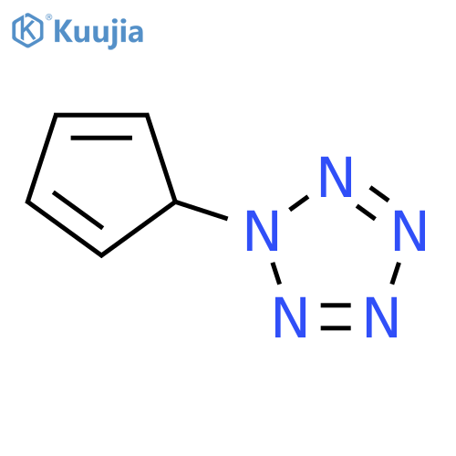1H-Pentazole, 1-(2,4-cyclopentadien-1-yl)- structure