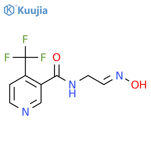 3-Pyridinecarboxamide, N-[2-(hydroxyimino)ethyl]-4-(trifluoromethyl)- structure