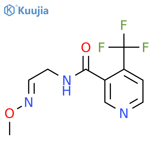3-Pyridinecarboxamide, N-[2-(methoxyimino)ethyl]-4-(trifluoromethyl)- structure