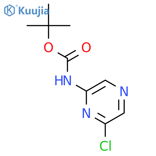 tert-butyl N-(6-chloropyrazin-2-yl)carbamate structure