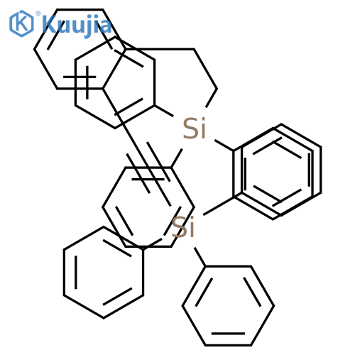 Silane, triphenyl[[2-[2-(triphenylsilyl)ethyl]phenyl]ethynyl]- structure