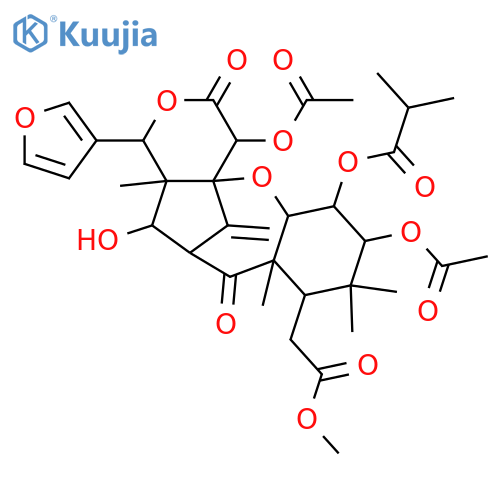 Sandrapin A; 2-De-Ac, 2-O-(2-methylpropanoyl) structure