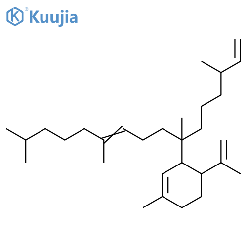 Cyclohexene,1-methyl-4-(1-methylethenyl)-3-[1,5,9-trimethyl-1-(4-methyl-5-hexenyl)-4-decenyl]- structure