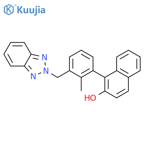 2-NAPHTHALENOL, [(2H-BENZOTRIAZOL-2-YLMETHYL)METHYLPHENYL]- structure
