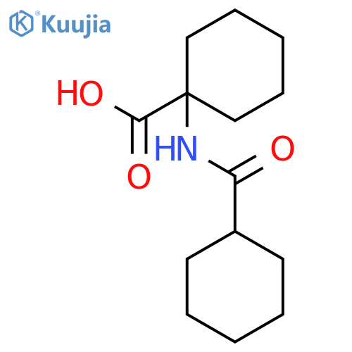 Cyclohexanecarboxylic acid, 1-[(cyclohexylcarbonyl)amino]-(9ci) structure