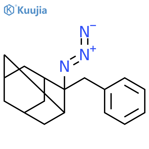 Tricyclo[3.3.1.13,7]decane, 2-azido-2-(phenylmethyl)- structure