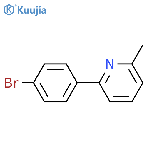 2-(4-Bromo-phenyl)-6-methyl-pyridine structure