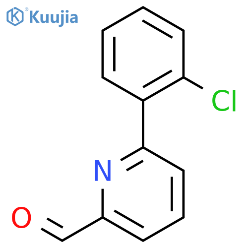 6-(2-chlorophenyl)pyridine-2-carbaldehyde structure
