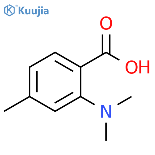 Benzoic acid, 2-(dimethylamino)-4-methyl- structure