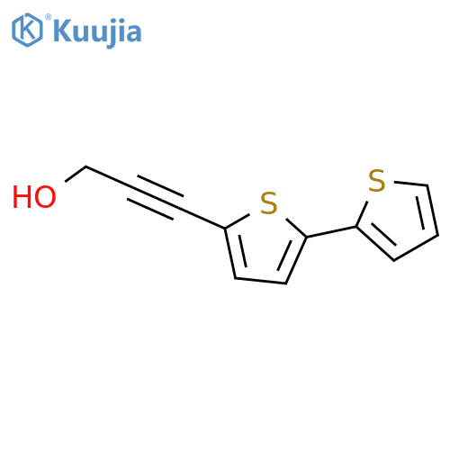 2-PROPYN-1-OL, 3-[2,2'-BITHIOPHEN]-5-YL- structure