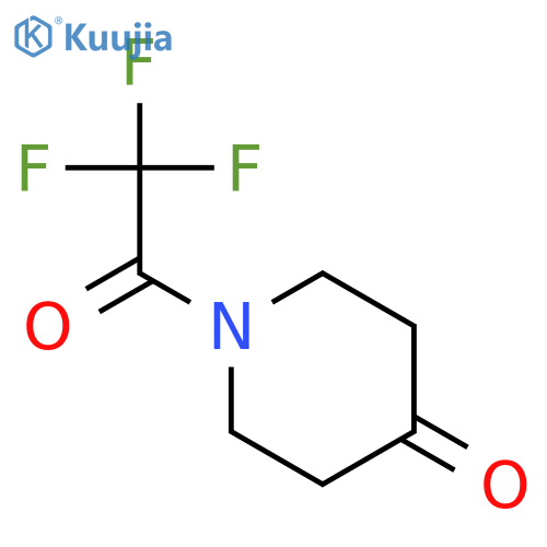 1-(2,2,2-Trifluoroacetyl)piperidin-4-one structure