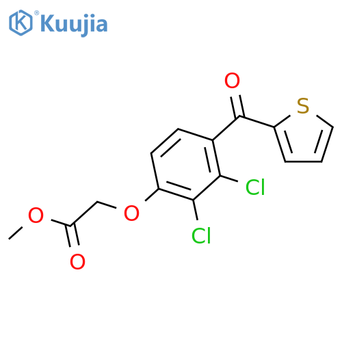 Methyl [2,3-dichloro-4-(thiophene-2-carbonyl)phenoxy]acetate structure