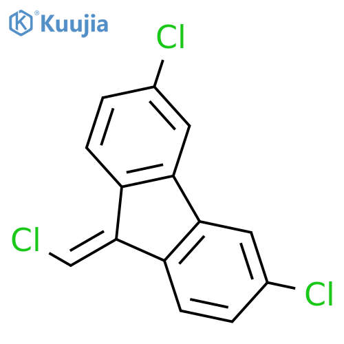 9H-Fluorene, 3,6-dichloro-9-(chloromethylene)- structure