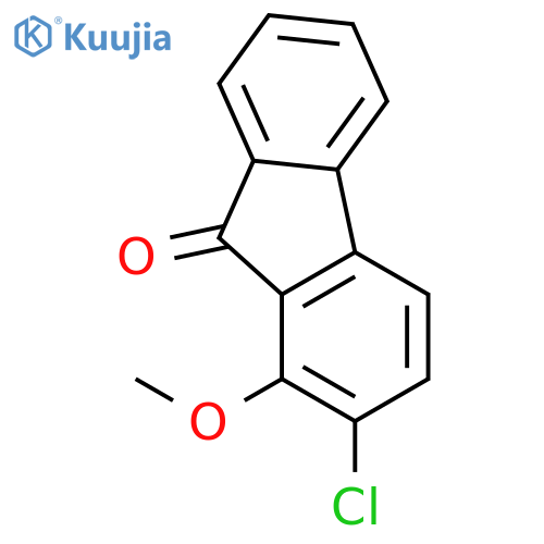 9H-Fluoren-9-one, 2-chloro-1-methoxy- structure