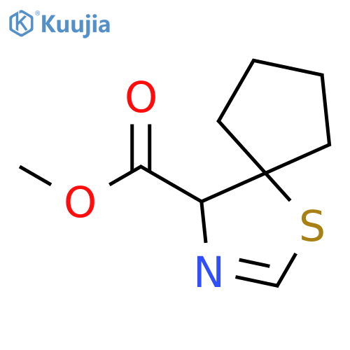 1-Thia-3-azaspiro[4.4]non-2-ene-4-carboxylic acid, methyl ester structure