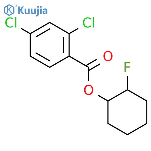 BENZOIC ACID, 2,4-DICHLORO-, 2-FLUOROCYCLOHEXYL ESTER structure