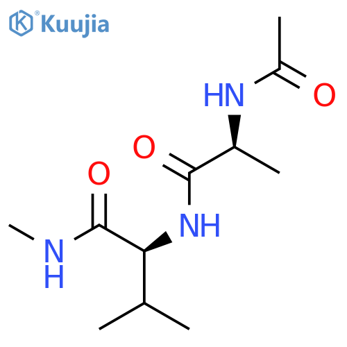 L-Valinamide, N-acetyl-L-alanyl-N-methyl- structure