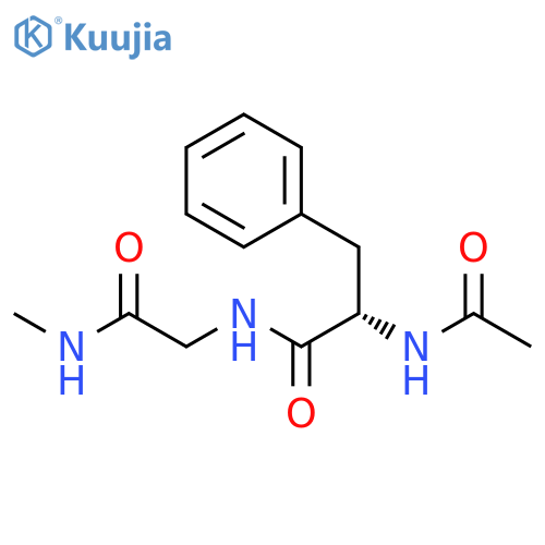 GLYCINAMIDE, N-ACETYL-L-PHENYLALANYL-N-METHYL- structure