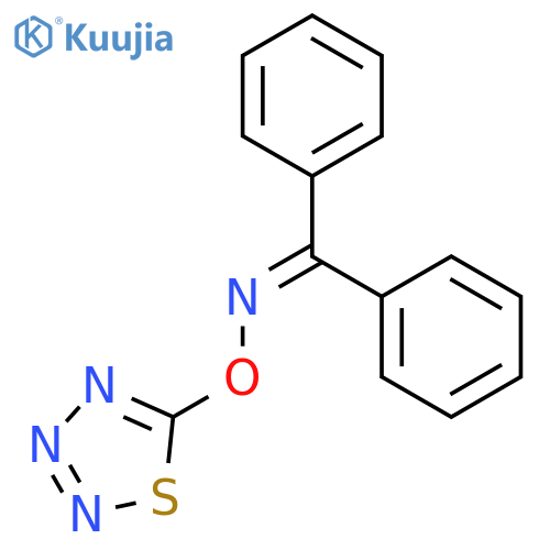 METHANONE, DIPHENYL-, O-1,2,3,4-THIATRIAZOL-5-YLOXIME structure