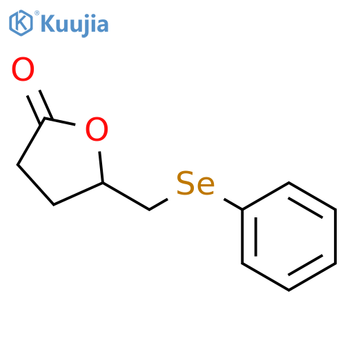 2(3H)-Furanone, dihydro-5-[(phenylseleno)methyl]- structure