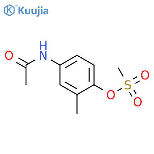 ACETAMIDE, N-[3-METHYL-4-[(METHYLSULFONYL)OXY]PHENYL]- structure