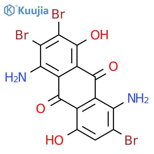 9,10-Anthracenedione, 1,5-diamino-2,3,6-tribromo-4,8-dihydroxy- structure