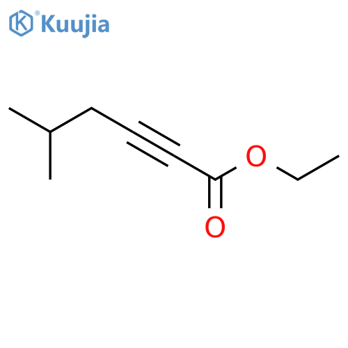 2-Hexynoic acid, 5-methyl-, ethyl ester structure