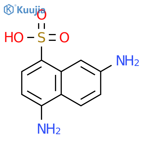 1-NAPHTHALENESULFONIC ACID, 4,7-DIAMINO- structure