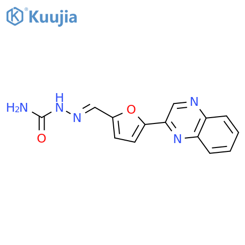 HYDRAZINECARBOXAMIDE, 2-[[5-(2-QUINOXALINYL)-2-FURANYL]METHYLENE]- structure