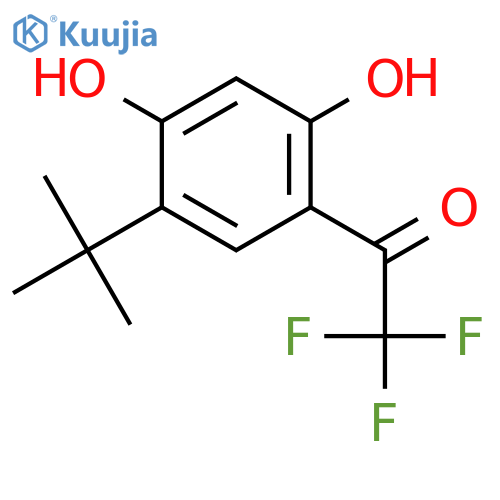 ETHANONE, 1-[5-(1,1-DIMETHYLETHYL)-2,4-DIHYDROXYPHENYL]-2,2,2-TRIFLUORO- structure