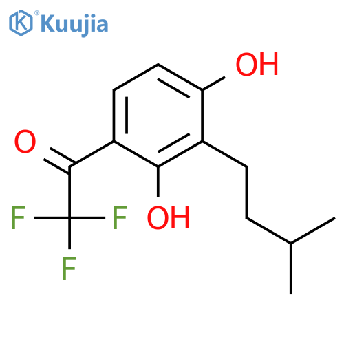 Ethanone, 1-[2,4-dihydroxy-3-(3-methylbutyl)phenyl]-2,2,2-trifluoro- structure