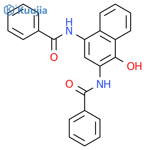 BENZAMIDE, N,N'-(4-HYDROXY-1,3-NAPHTHALENEDIYL)BIS- structure