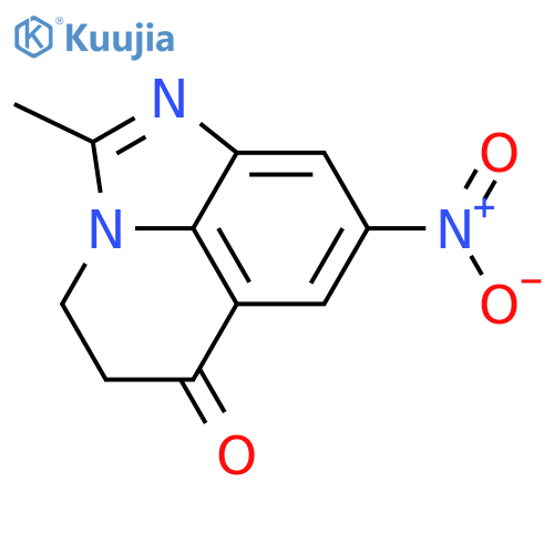 6H-IMIDAZO[4,5,1-IJ]QUINOLIN-6-ONE, 4,5-DIHYDRO-2-METHYL-8-NITRO- structure