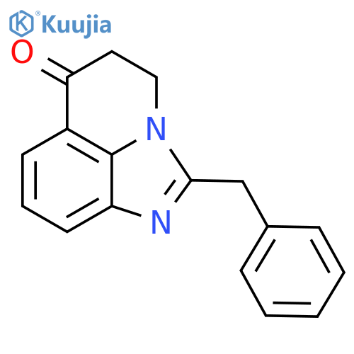 6H-Imidazo[4,5,1-ij]quinolin-6-one, 4,5-dihydro-2-(phenylmethyl)- structure