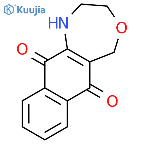 NAPHTH[2,3-E][1,4]OXAZEPINE-6,11-DIONE, 1,2,3,5-TETRAHYDRO- structure